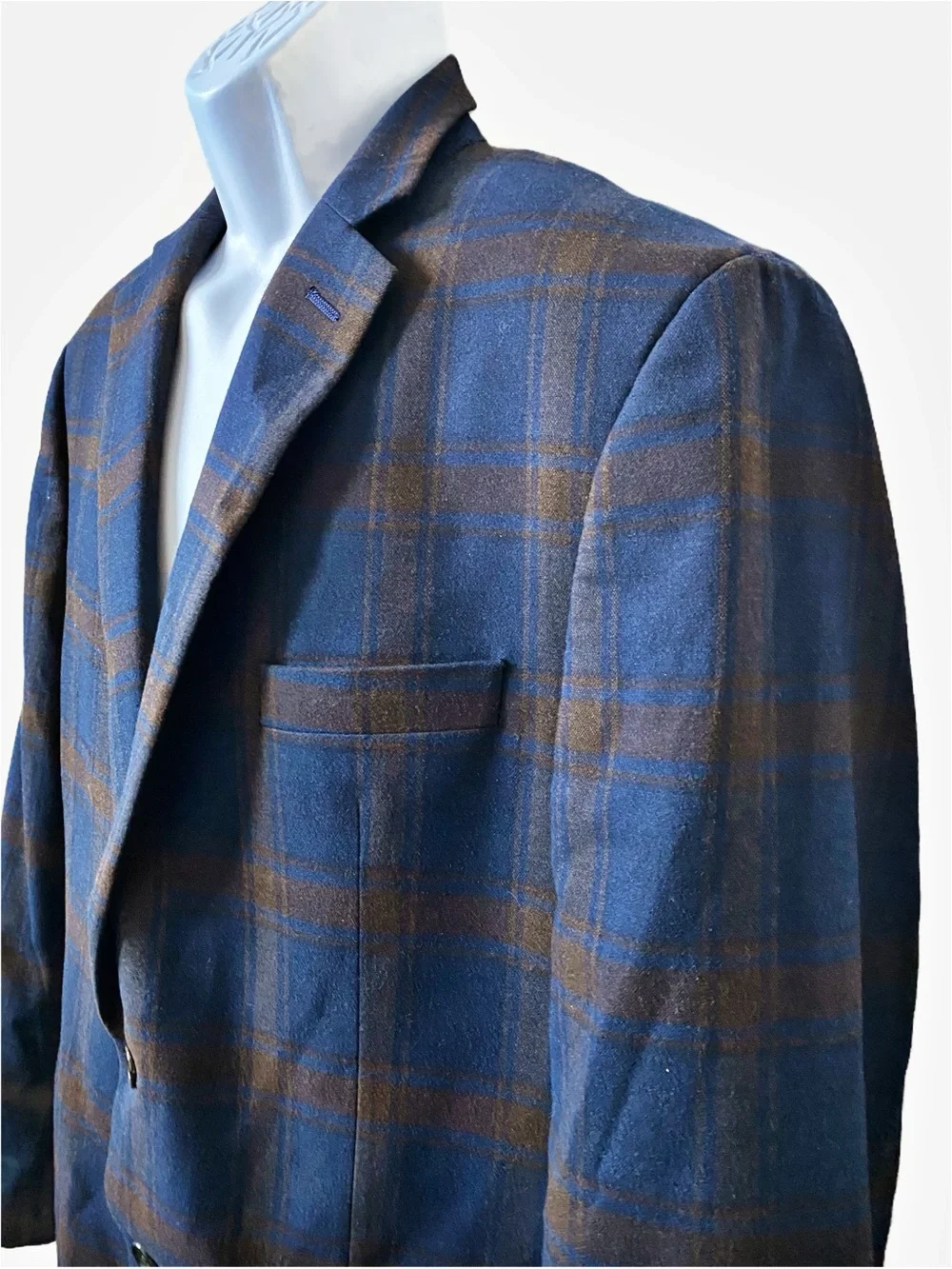 Lauren Ralph Lauren Preppy 2 button Blazer Plaid Cocktail Quiet Luxury